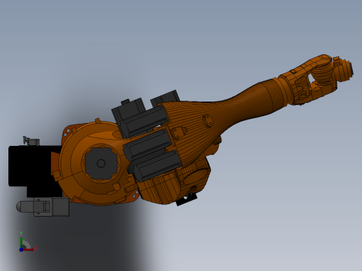 kuka 1400 六轴机器人前视缩略图