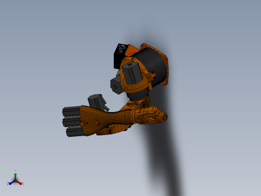 kuka 1400 六轴机器人正等轴测缩略图