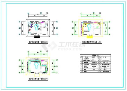 常压热水锅炉全套施工图（共3张图）缩略图