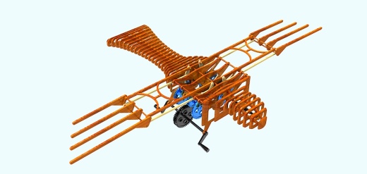 扑翼机械飞鸟机构三维建模图纸 STP x_b等格式缩略图