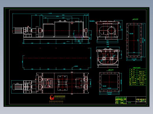 200t双轴搅拌机总图
