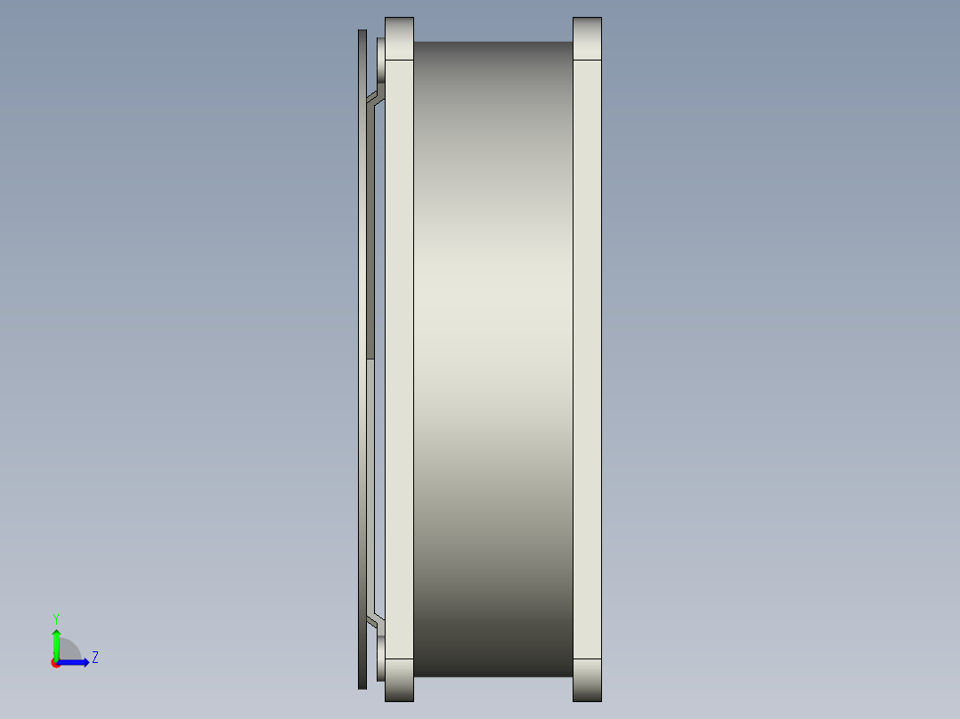 散热风机左视图