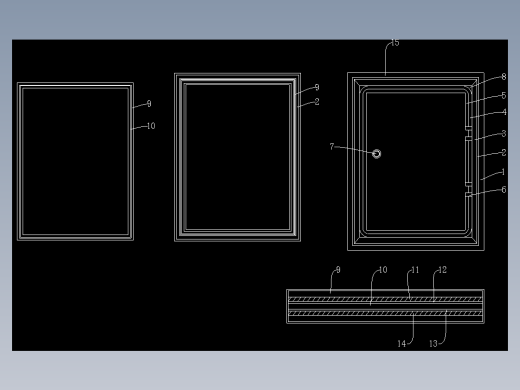 一种无缝整焊窗