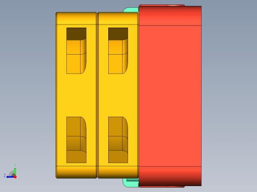 冷却箱模型图右视缩略图