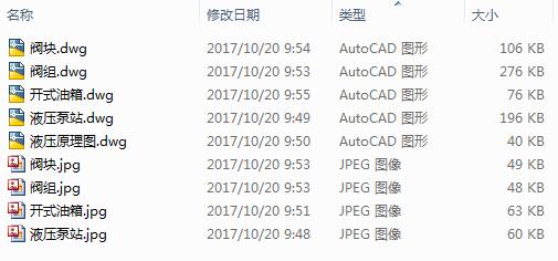 E1142-液压泵站及开式油箱阀组成套CAD图
