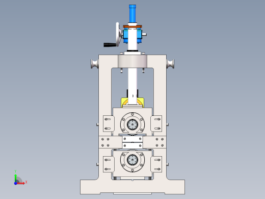 轧机、上工作锟、下支撑锟 毕设+30+24.3.21+002前视缩略图