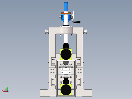 轧机、上工作锟、下支撑锟 毕设+30+24.3.21+002后视缩略图