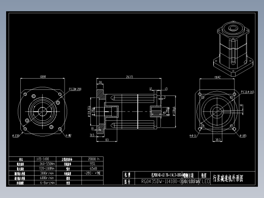 斜齿孔PGH142-L2 35-114.3-200-M12 180WZ.DXF