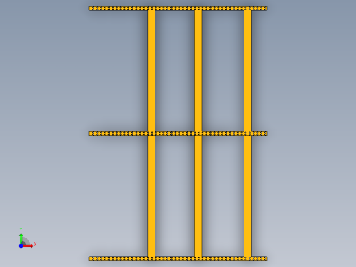 仓库货架前视缩略图