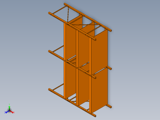 仓库货架正等轴测缩略图