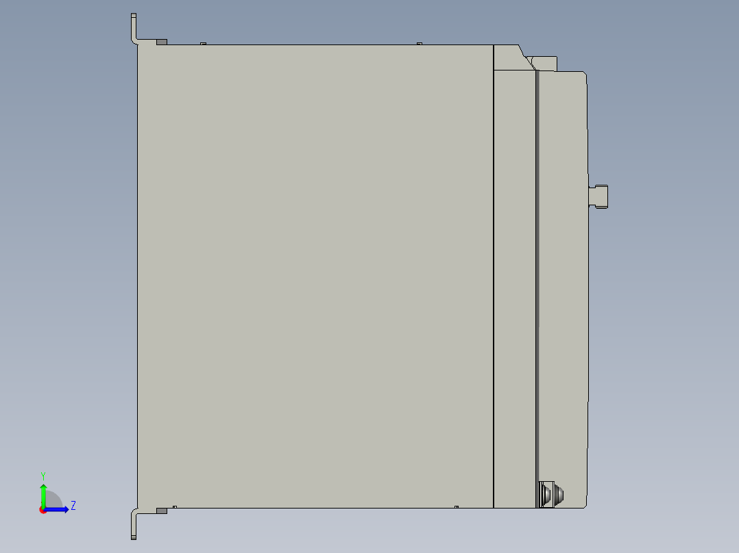 MFDKTB3A2E伺服控制器左视图