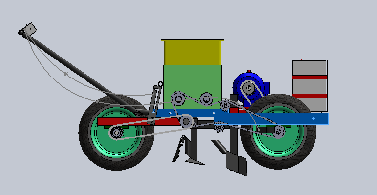 JX753-小型电动助力播种机设计