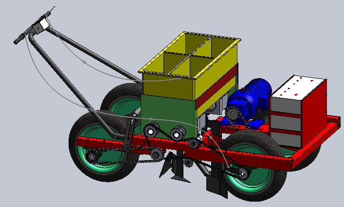 JX753-小型电动助力播种机设计