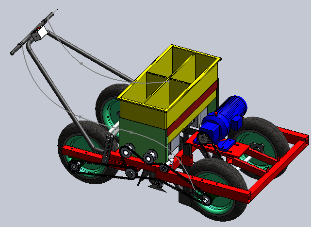 JX753-小型电动助力播种机设计