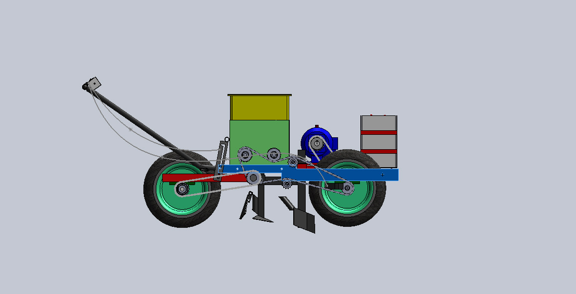 JX753-小型电动助力播种机设计