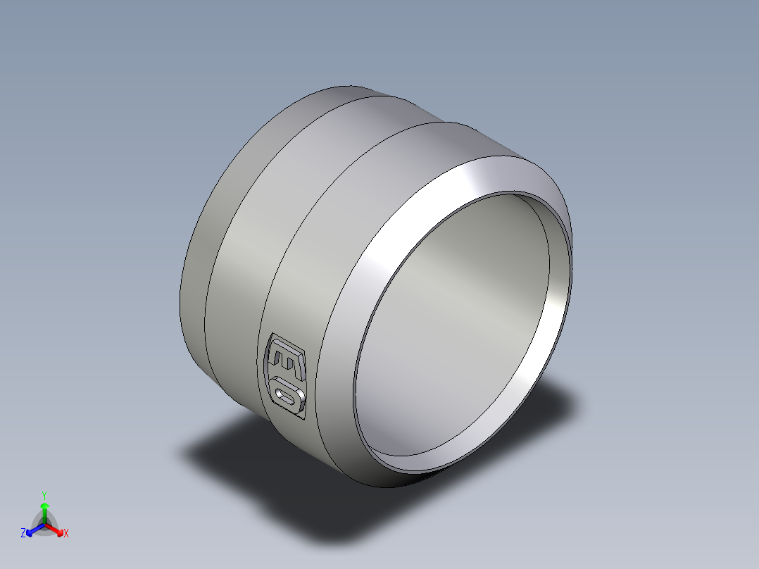 卡套式工业通用硬管接头EO_Progressive_ring_DPR12L71X主视图