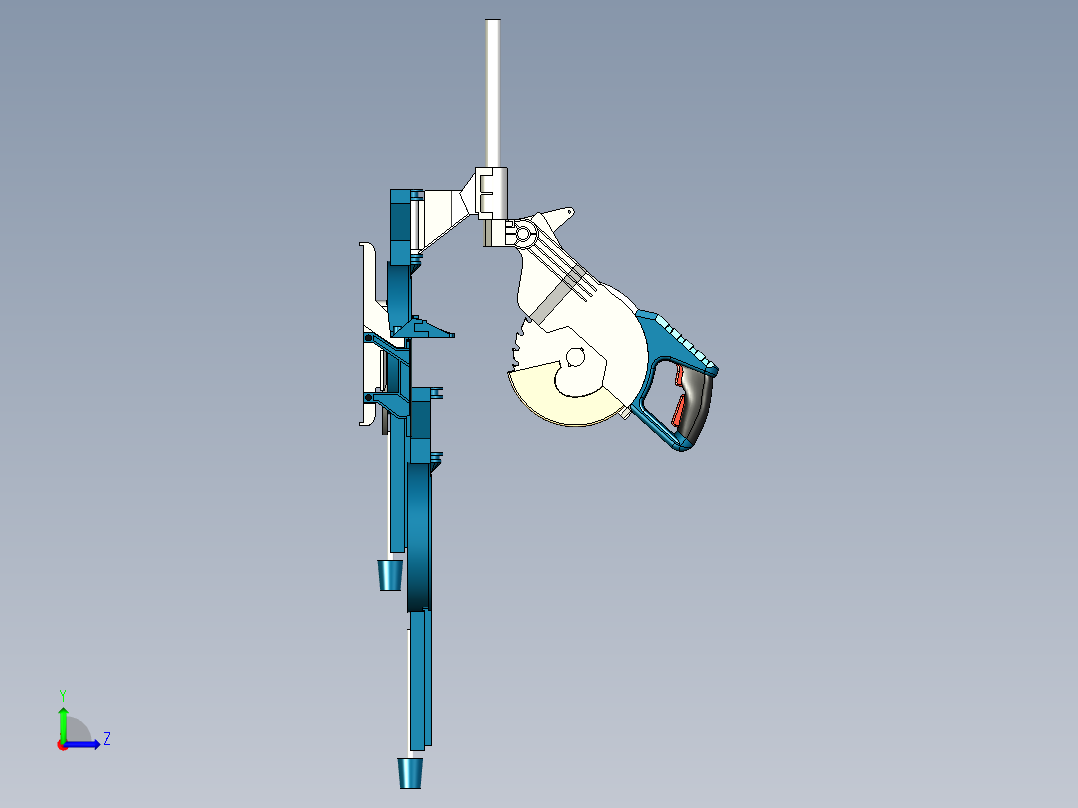 博世 GCM8SJL 锯电锯左视图