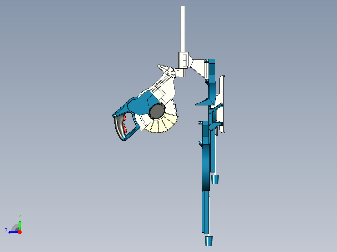博世 GCM8SJL 锯电锯右视图