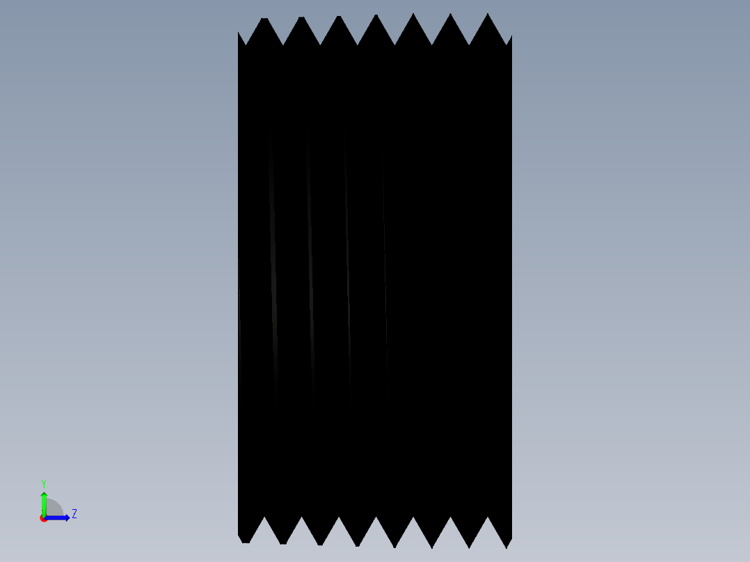 斜度止付螺絲MSWT-3D多系列多零件图纸模型左视图