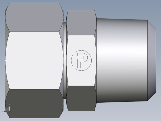 卡套式工业通用硬管接头EO_Swivel_connector_EGE28L1NPTCF后视缩略图