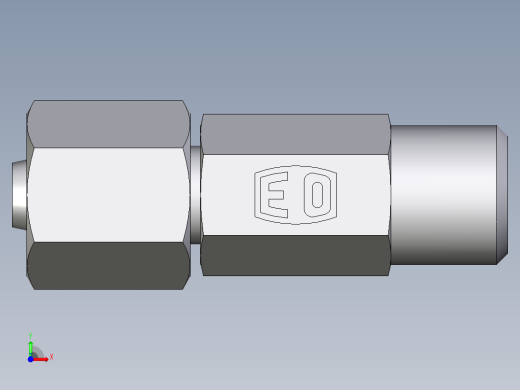 卡套式工业通用硬管接头EO_Distance_piece_adapter_DA06LOMDCF前视缩略图