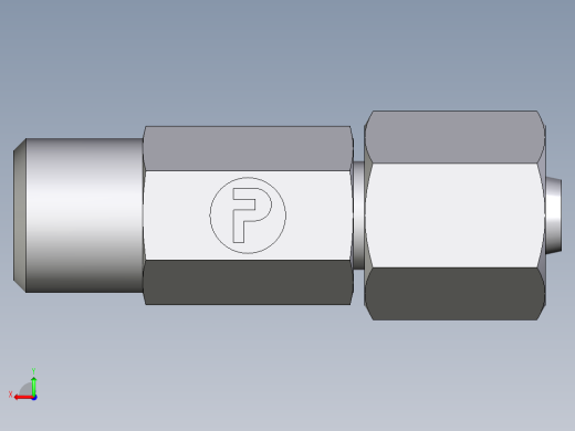卡套式工业通用硬管接头EO_Distance_piece_adapter_DA06LOMDCF后视缩略图