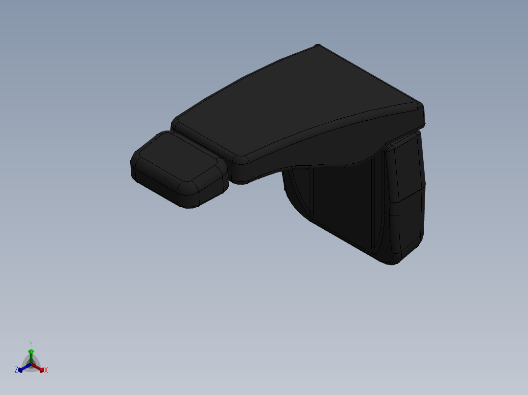 特种木材抓取机正等轴测图