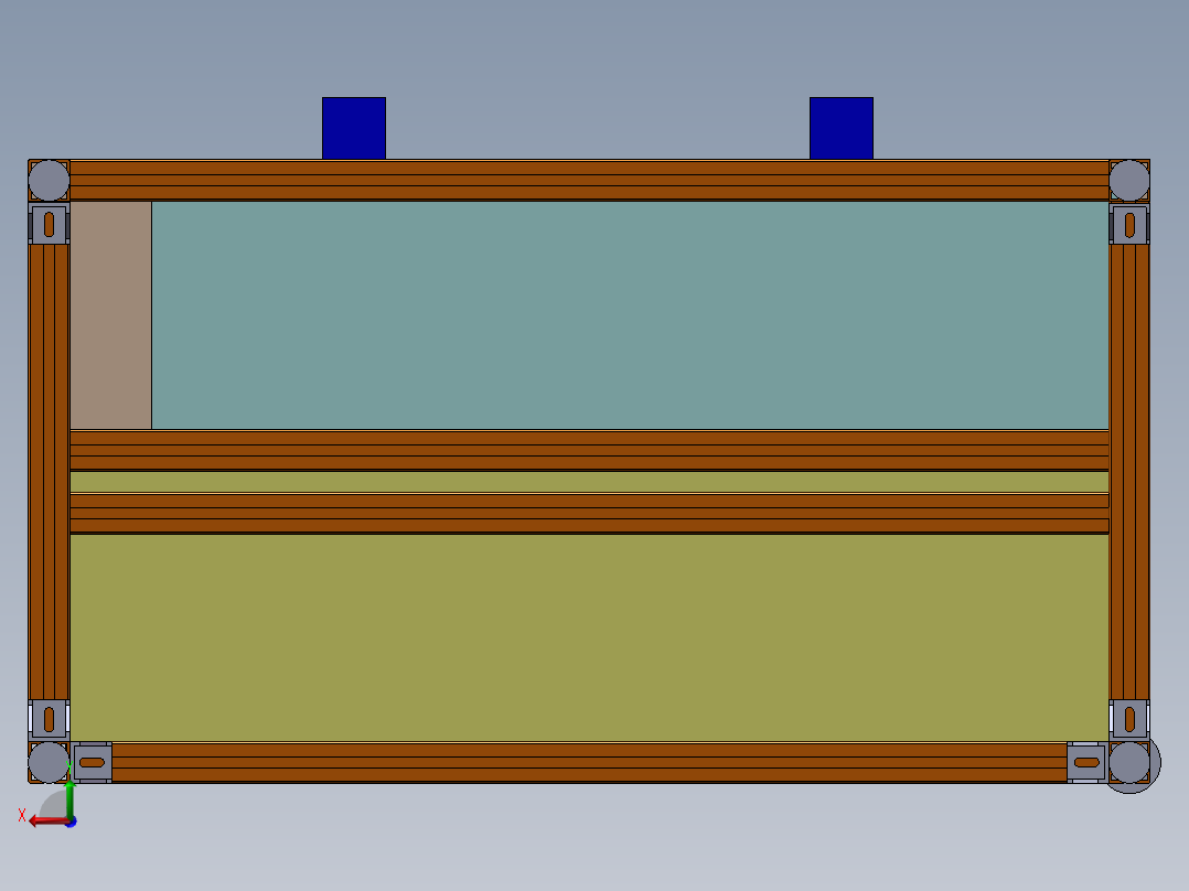 自动涂胶工作台（sw15+cad+说明书）后视图