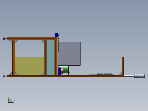 自动涂胶工作台（sw15+cad+说明书）左视缩略图