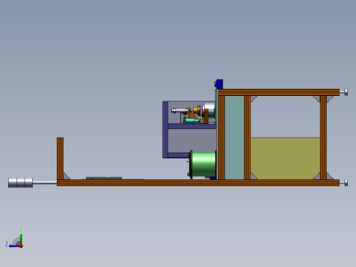 自动涂胶工作台（sw15+cad+说明书）右视缩略图
