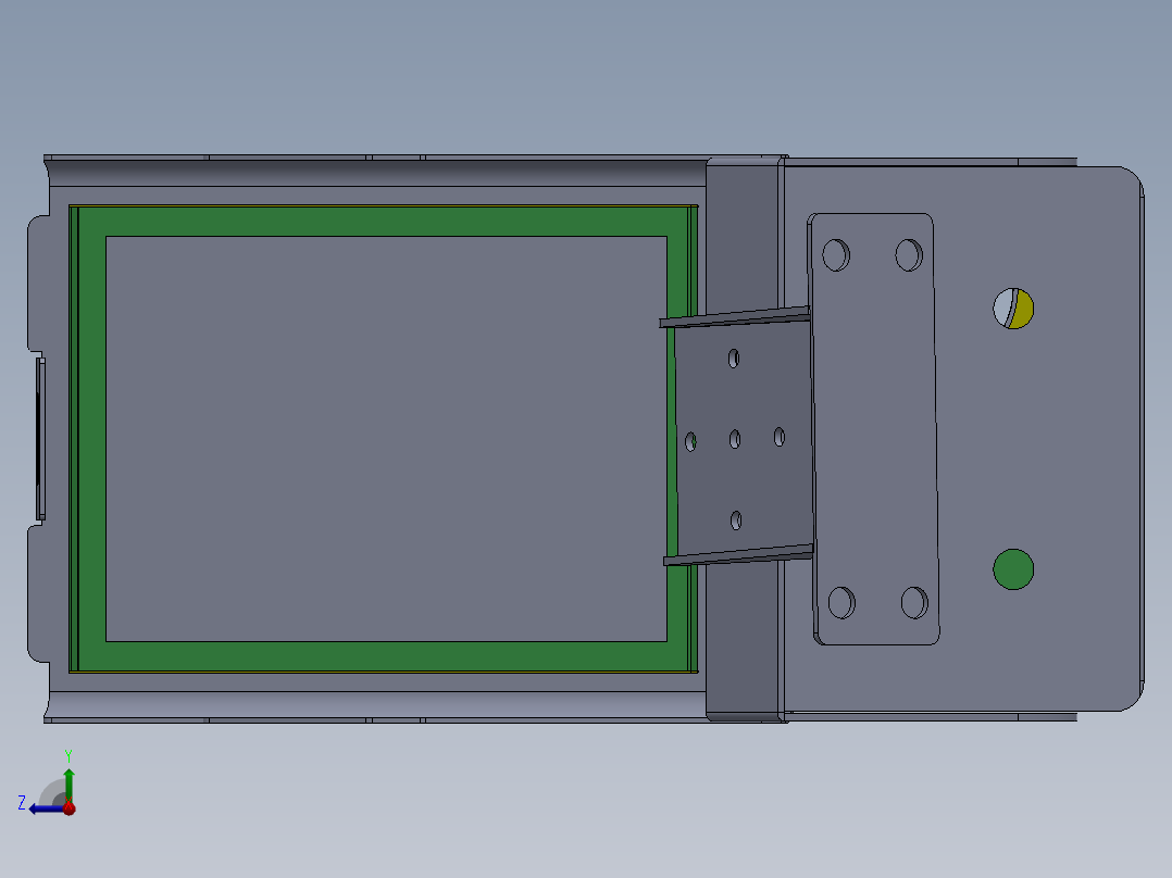 矿用本安摄像机右视图