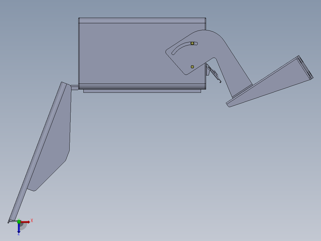矿用本安摄像机俯视图