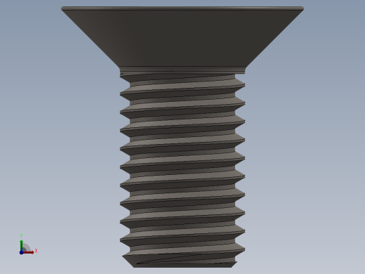 Screw_ISO_10642_M12x25_A2.SLDPRT前视缩略图