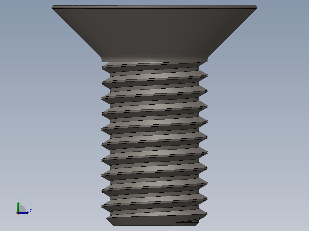 Screw_ISO_10642_M12x25_A2.SLDPRT左视图