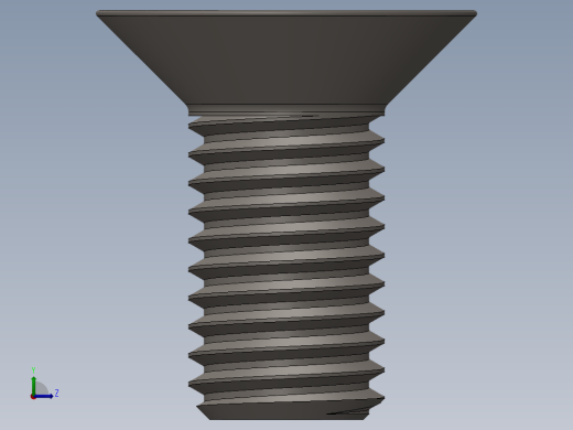 Screw_ISO_10642_M12x25_A2.SLDPRT左视缩略图
