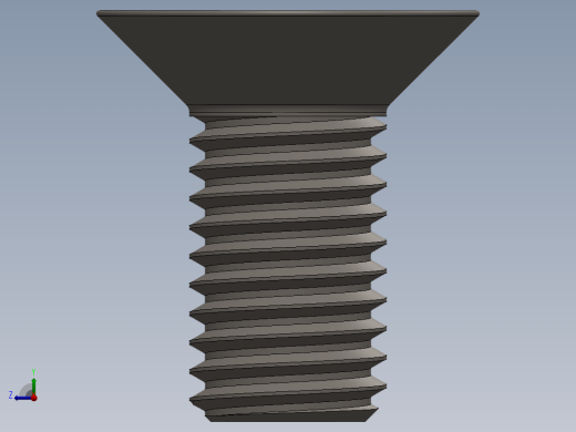 Screw_ISO_10642_M12x25_A2.SLDPRT右视缩略图