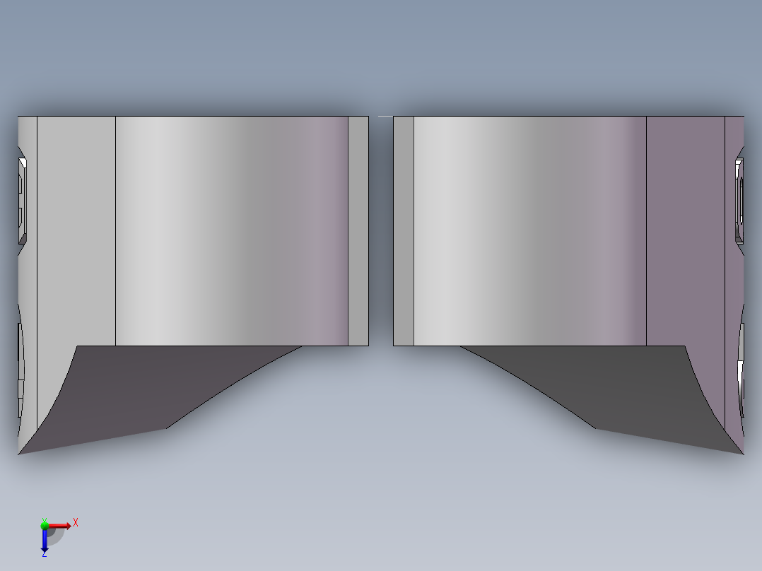 法兰接头、FS-12俯视图