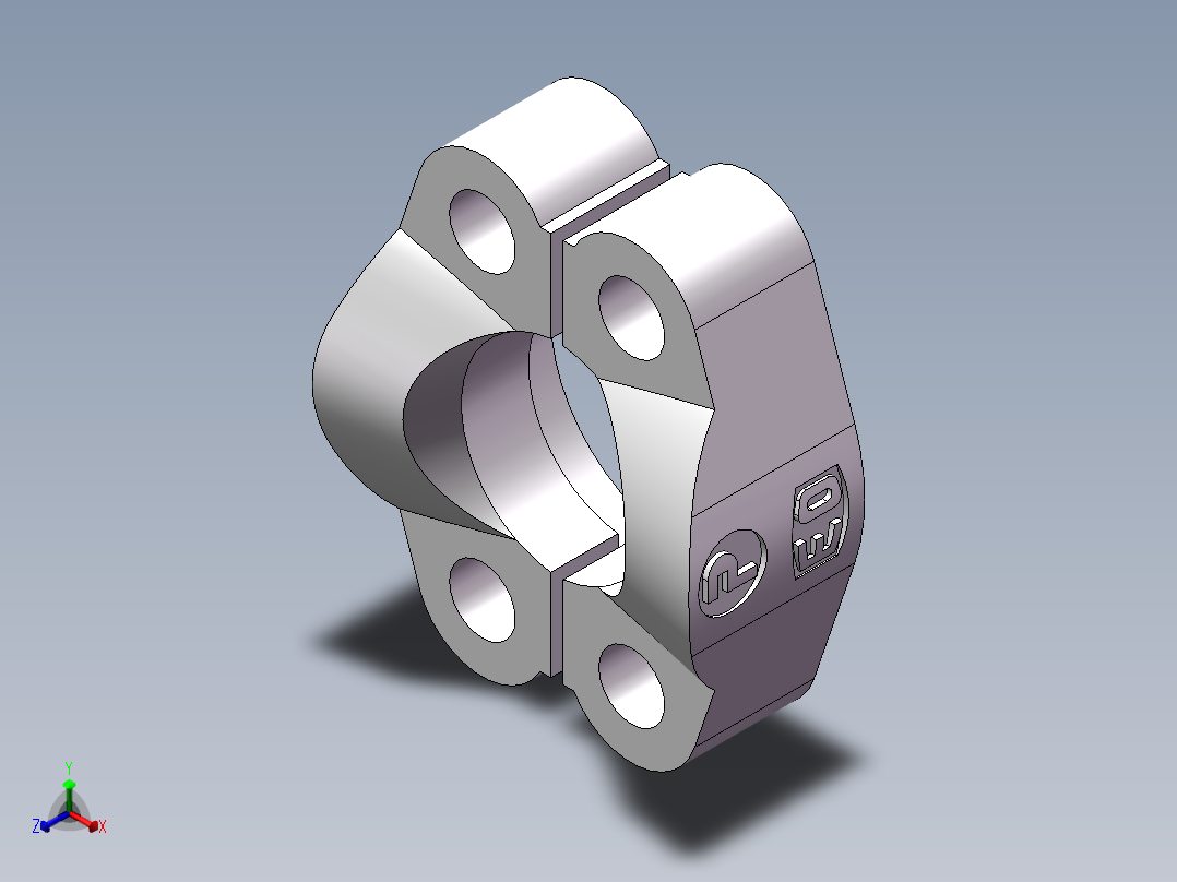 法兰接头、FS-12正等轴测图