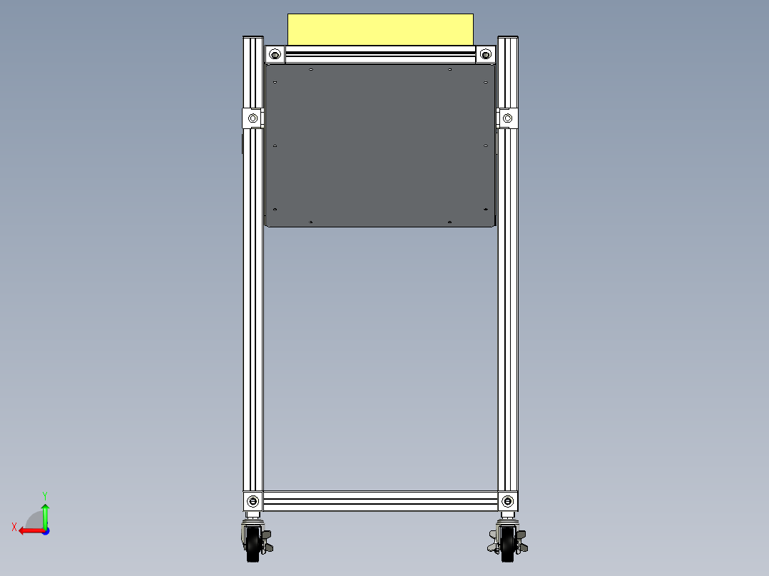 便捷性物料车后视图