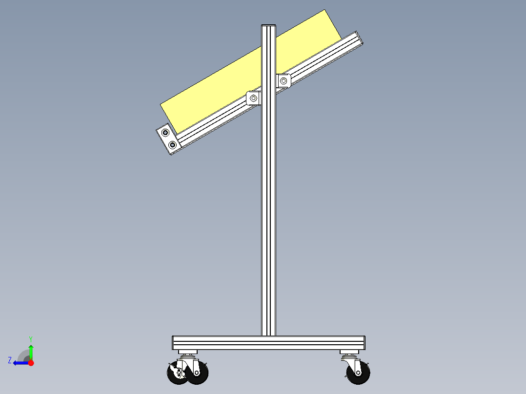 便捷性物料车右视图