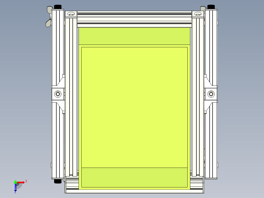 便捷性物料车俯视图