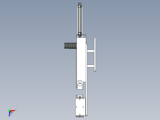 L形支架侧面攻牙夹具俯视缩略图