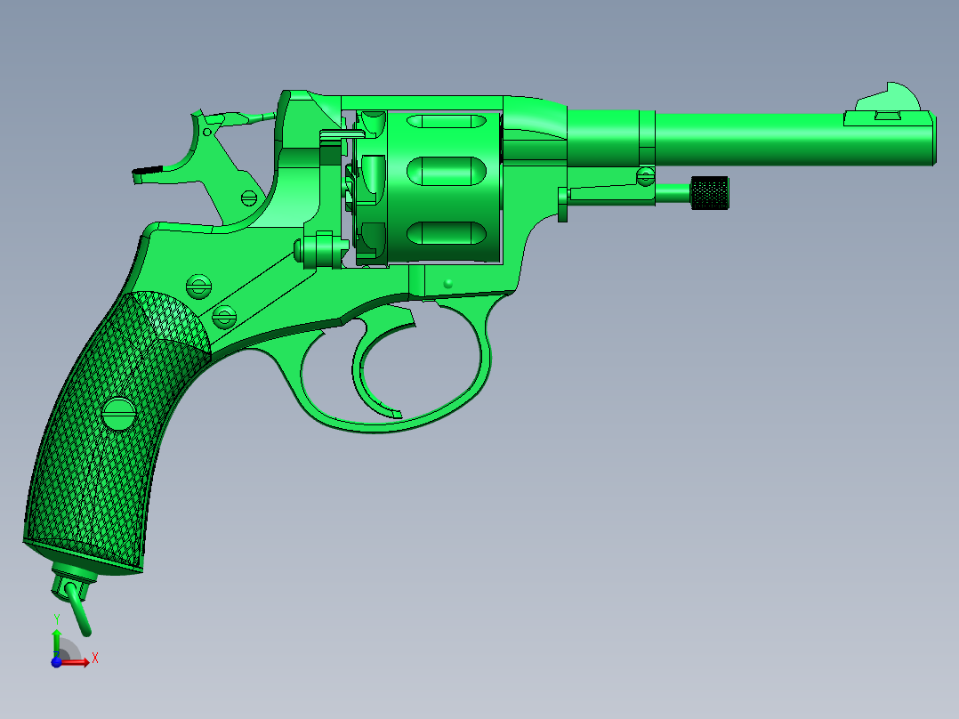 纳甘M-1895前视图