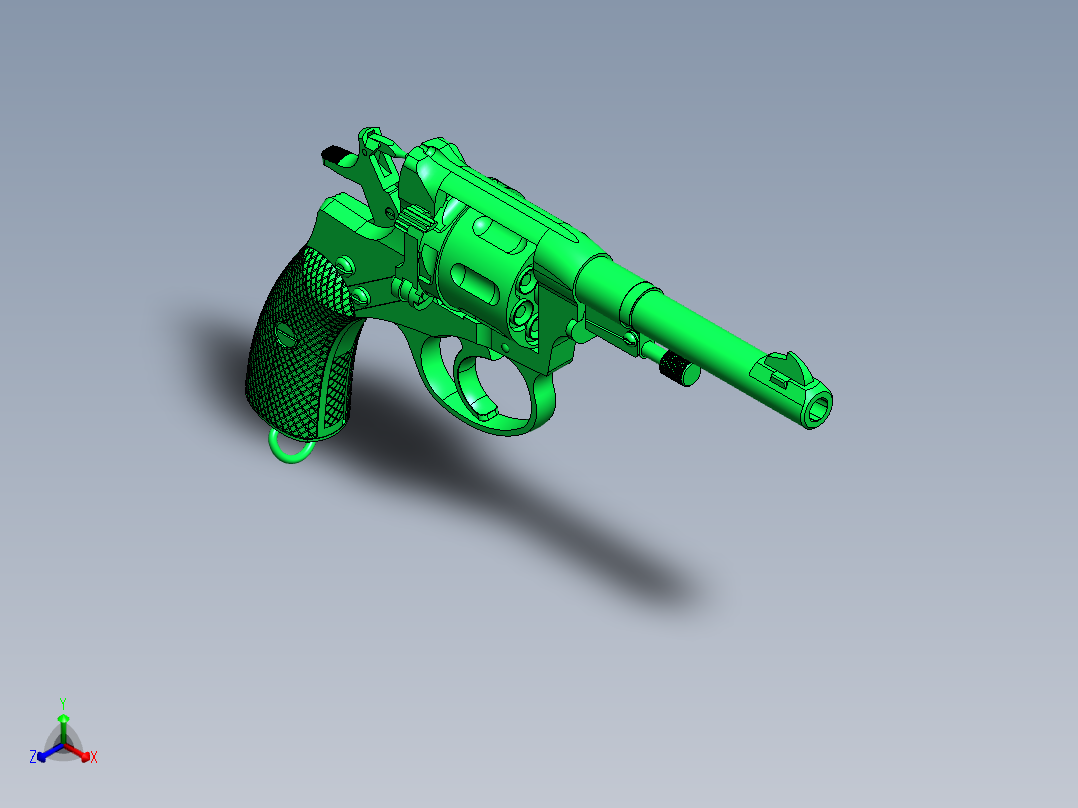 纳甘M-1895正等轴测图