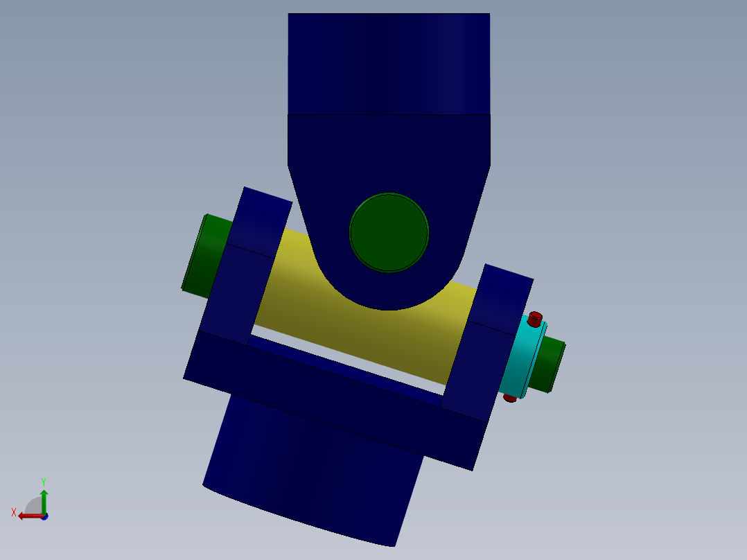 万向节(47)后视图