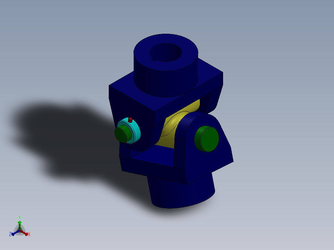 万向节(47)正等轴测图
