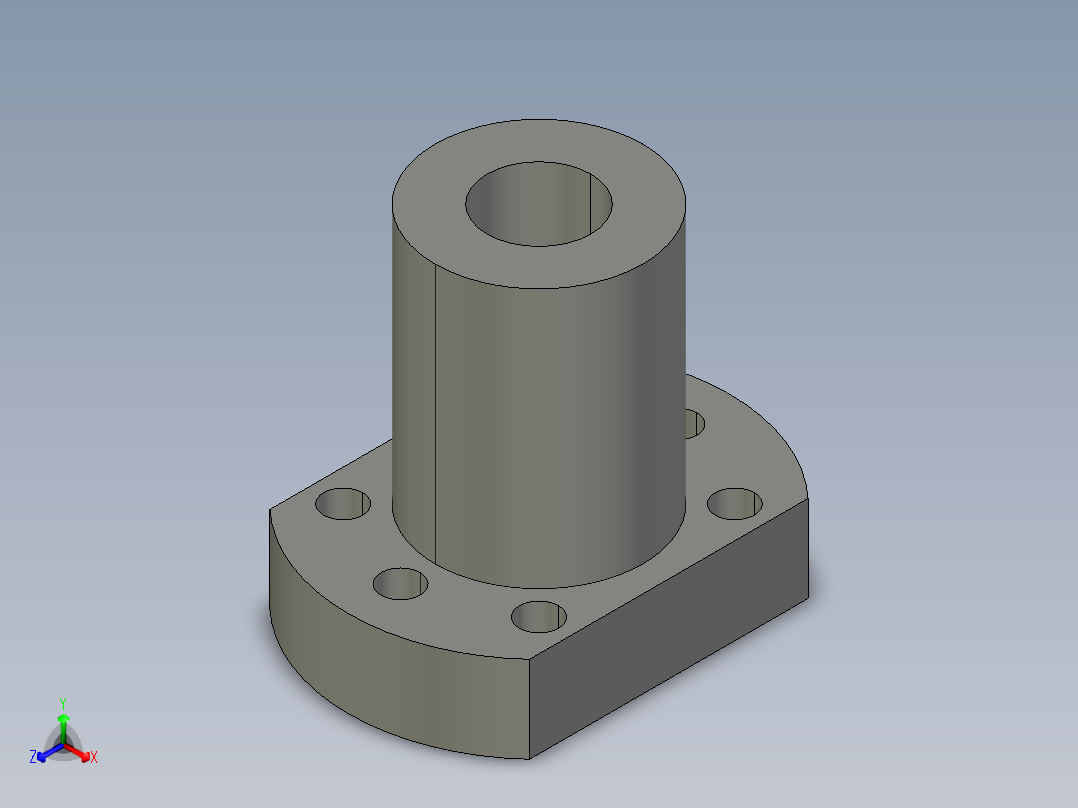 SFU1204-4滚珠丝杆法兰螺母