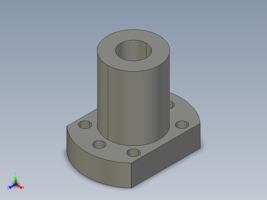 SFU1204-4滚珠丝杆法兰螺母