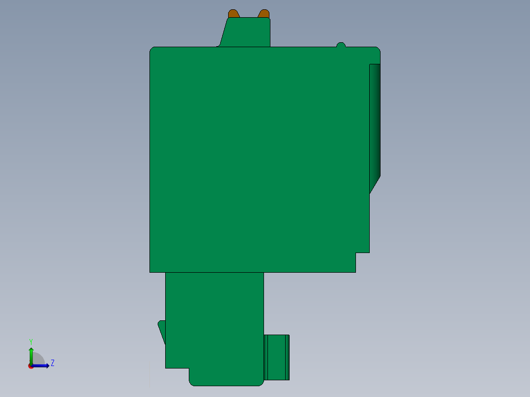 接线端子15EDGKD-2.5-xxP-14-00AH左视图
