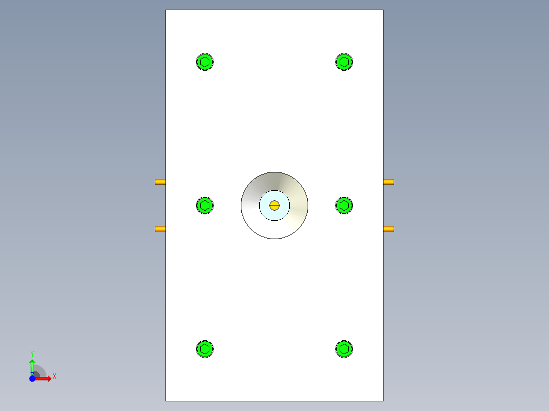 塑胶管套（一出多穴）前视图